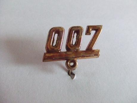 James Bond OO7 goudkleurig
